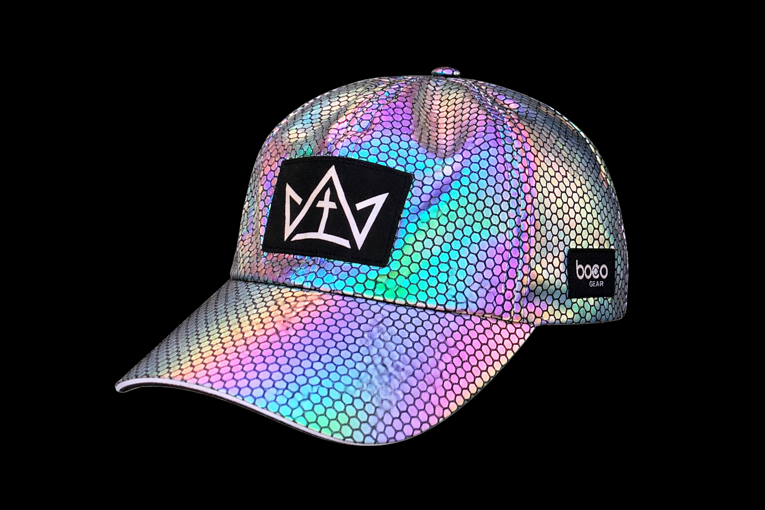 Kingdom Endurance Black Boco Performance Cap (Reflective)